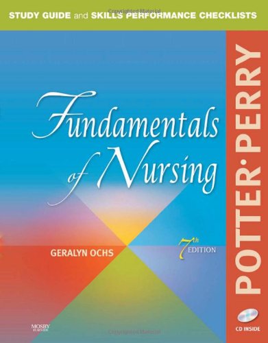 Book Cover Study Guide and Skills Performance Checklists for Fundamentals of Nursing