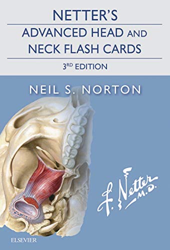 Book Cover Netter's Advanced Head and Neck Flash Cards (Netter Basic Science)