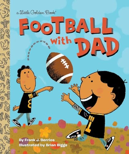 Book Cover Football With Dad (Little Golden Book)