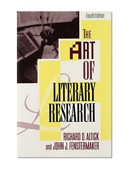 Book Cover The Art of Literary Research (Fourth Edition)