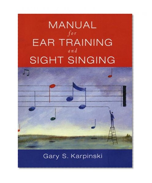 Book Cover Manual For Ear Training And Sight Singing