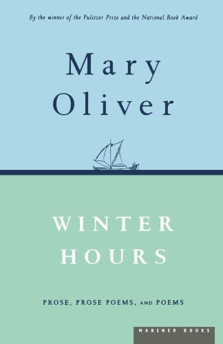 Book Cover Winter Hours: Prose, Prose Poems, and Poems