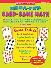 Book Cover Mega-Fun Card-Game Math, Grades 3-5