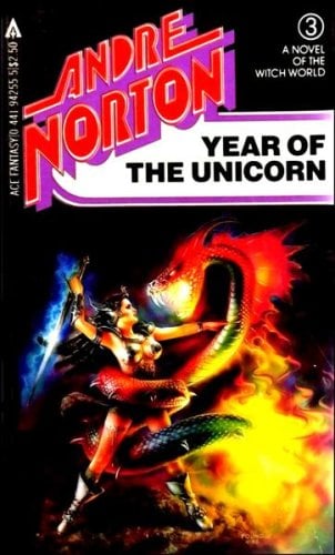 Book Cover Year of the Unicorn (Witchworld)