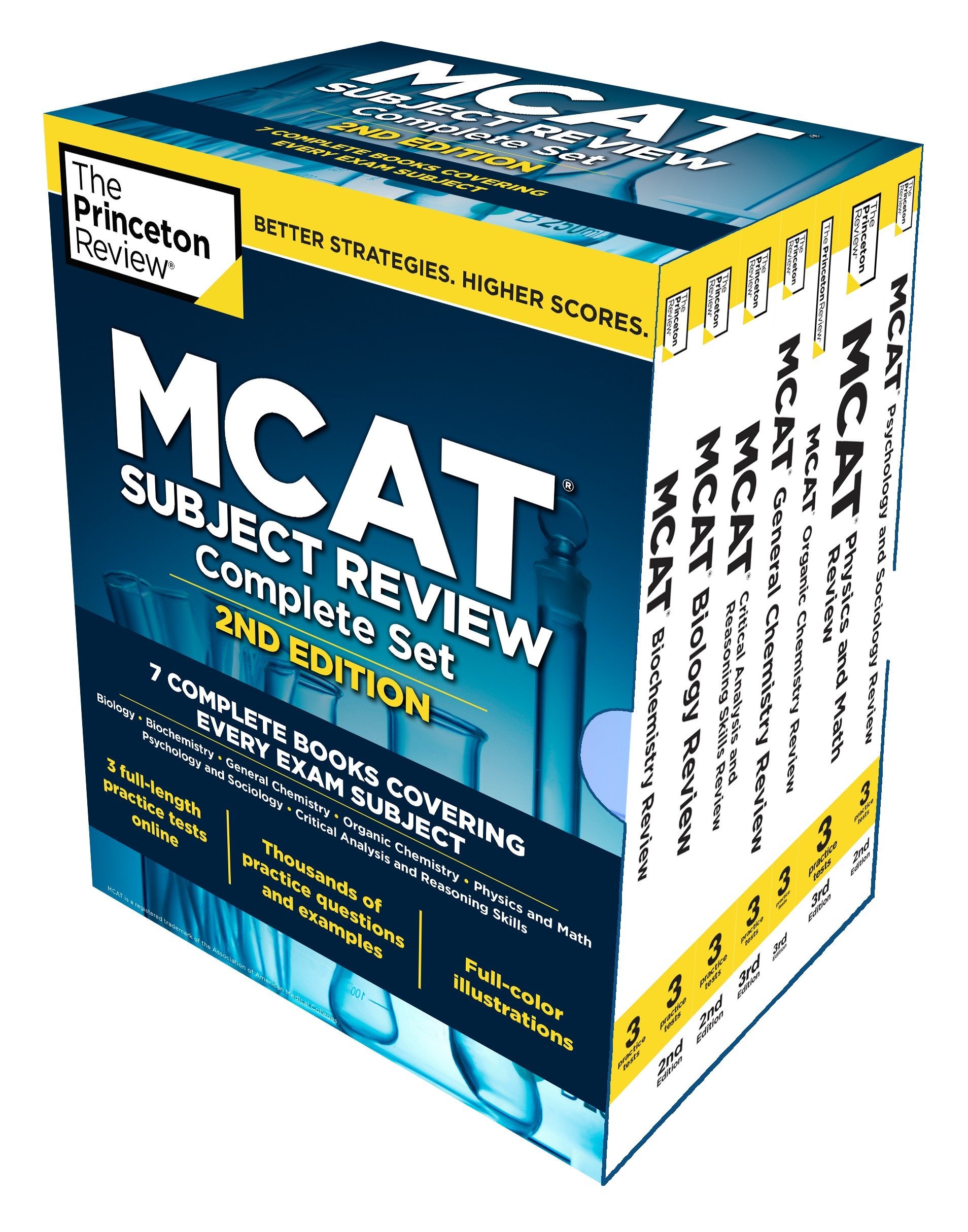 Book Cover Princeton Review MCAT Subject Review Complete Box Set, 2nd Edition: 7 Complete Books + Access to 3 Full-Length Practice Tests (Graduate School Test Preparation)