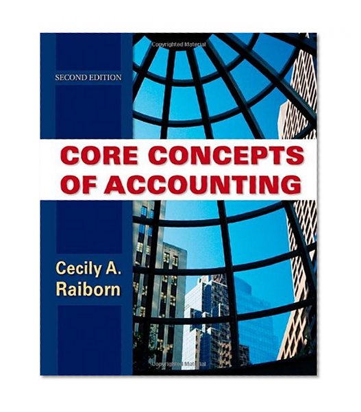 Book Cover Core Concepts of Accounting