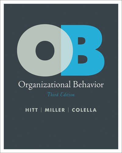 Book Cover Organizational Behavior, 3rd Edition