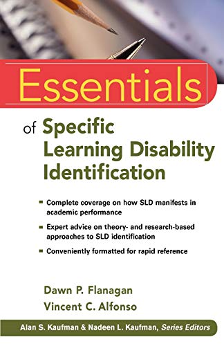 Book Cover Essentials of Specific Learning Disability Identification