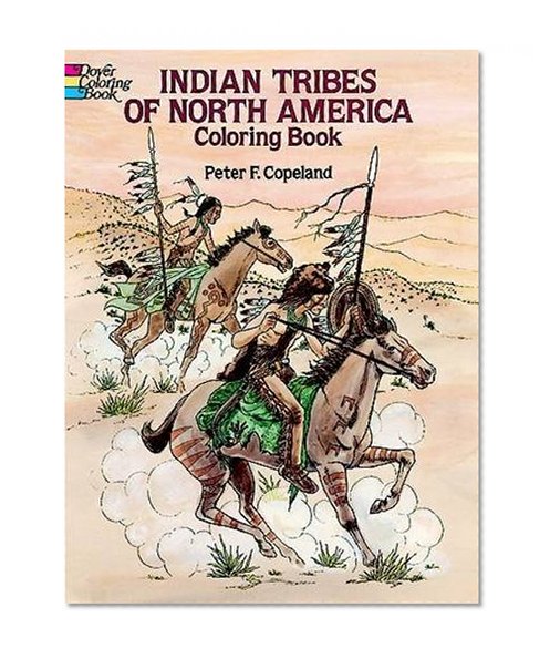 Book Cover Indian Tribes of North America Coloring Book (Dover History Coloring Book)