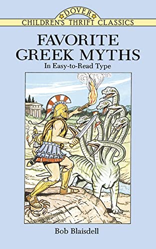 Book Cover Favorite Greek Myths (Dover Children's Thrift Classics)
