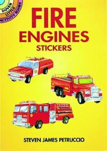 Book Cover Fire Engines Stickers (Dover Little Activity Books Stickers)