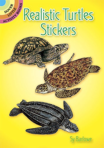 Book Cover Realistic Turtles Stickers (Dover Little Activity Books Stickers)