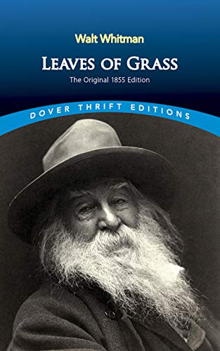 Book Cover Leaves of Grass: The Original 1855 Edition (Dover Thrift Editions)
