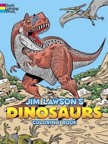 Book Cover Jim Lawson's Dinosaurs Coloring Book