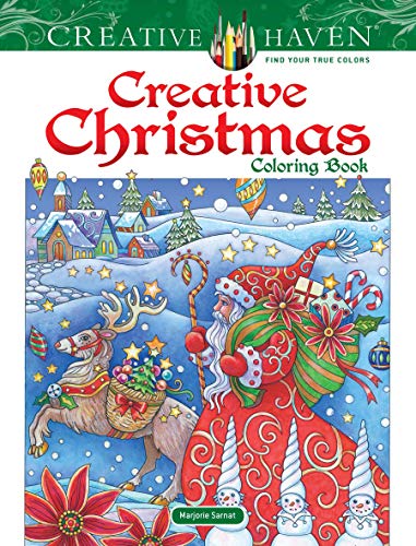 Book Cover Creative Haven Creative Christmas Coloring Book (Adult Coloring)