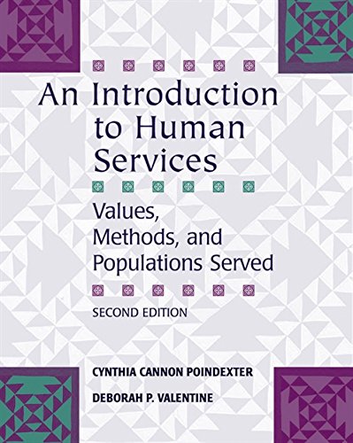 Book Cover An Introduction to Human Services: Values, Methods, and Populations Served