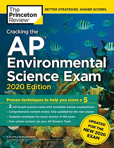 Book Cover Cracking the AP Environmental Science Exam, 2020 Edition (College Test Preparation)