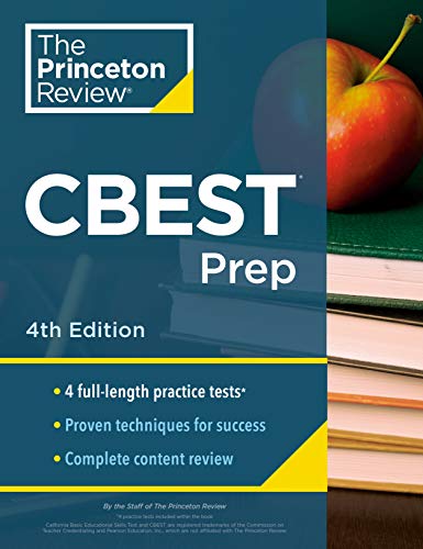 Book Cover Cracking the CBEST (Professional Test Prep): 3 Practice Tests + Content Review + Strategies to Master the California Basic Educational Skills Test
