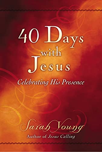Book Cover 40 Days With Jesus: Celebrating His Presence (Jesus Calling®)