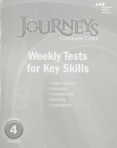 Book Cover Journeys: Common Core Weekly Assessments Grade 4