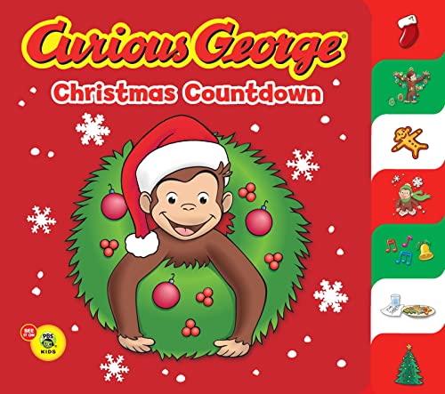 Book Cover Curious George Christmas Countdown (CGTV Tabbed BB)