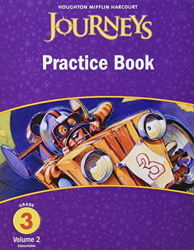 Book Cover Journeys, Grade 3 Practice Book Consumable: Houghton Mifflin Journeys: 2 (Hmr Journeys/Medallions/portals 2010-12)