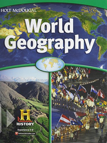 Book Cover World Geography: Student Edition Survey 2012