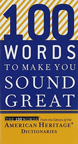 Book Cover 100 Words to Make You Sound Great