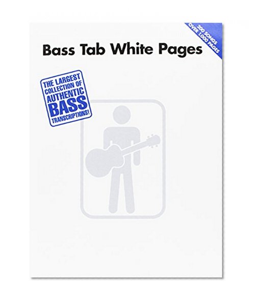 Book Cover Bass Tab White Pages