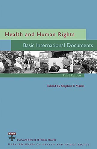 Book Cover Health and Human Rights: Basic International Documents, Third Edition (Harvard Series on Health and Human Rights)