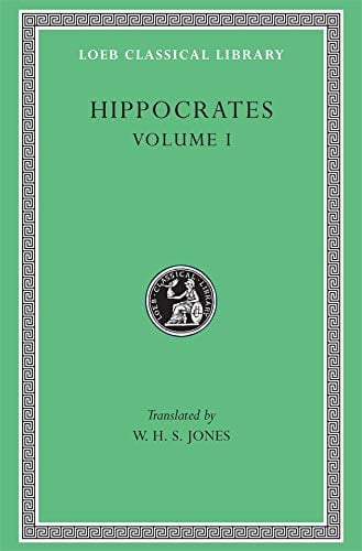 Book Cover Hippocrates, Volume I: Ancient Medicine (Loeb Classical Library, No. 147)