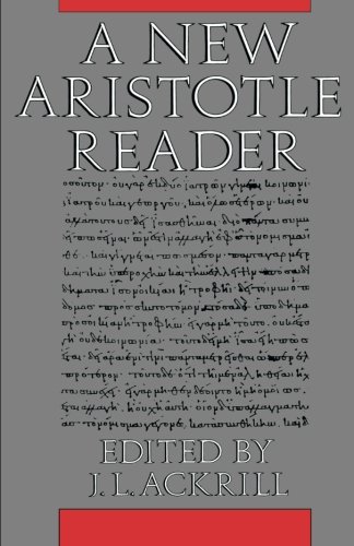 Book Cover A New Aristotle Reader