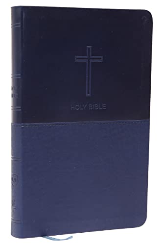 Book Cover NKJV, Value Thinline Bible, Leathersoft, Blue, Red Letter, Comfort Print: Holy Bible, New King James Version