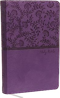 Book Cover NKJV, Deluxe Gift Bible, Leathersoft, Purple, Red Letter, Comfort Print: Holy Bible, New King James Version