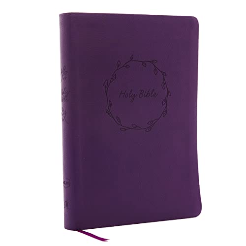 Book Cover NKJV, Value Thinline Bible, Large Print, Leathersoft, Purple, Red Letter, Comfort Print: Holy Bible, New King James Version