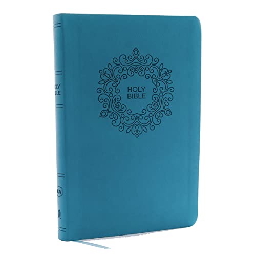 Book Cover NKJV, Value Thinline Bible, Large Print, Imitation Leather, Blue, Red Letter Edition: Holy Bible, New King James Version
