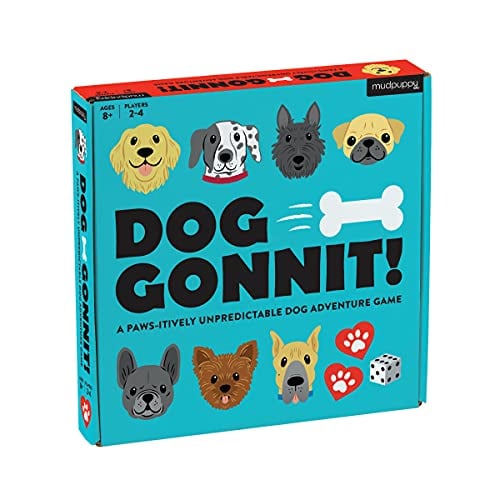 Book Cover Mudpuppy Dog-Gonnit Board Game – for 2-4 Players, Ages 8+ - Teaches Real-Life Dog Caring Skills – Fun and Engaging Game for Families to Play Together, Multicolor (0735356033)