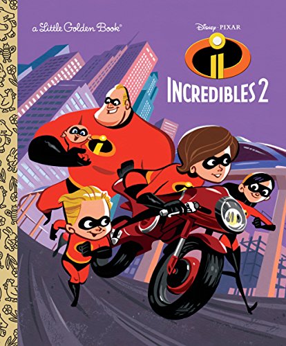 Book Cover Incredibles 2 Little Golden Book (Disney/Pixar Incredibles 2)