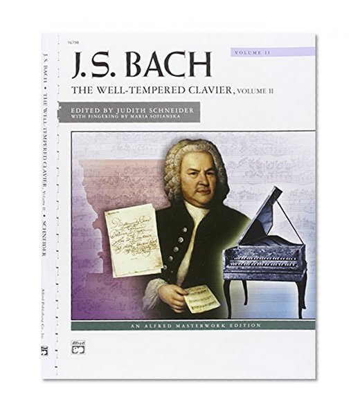 Book Cover Bach -- The Well-Tempered Clavier, Vol 2: Comb Bound Book (Alfred Masterwork Edition)