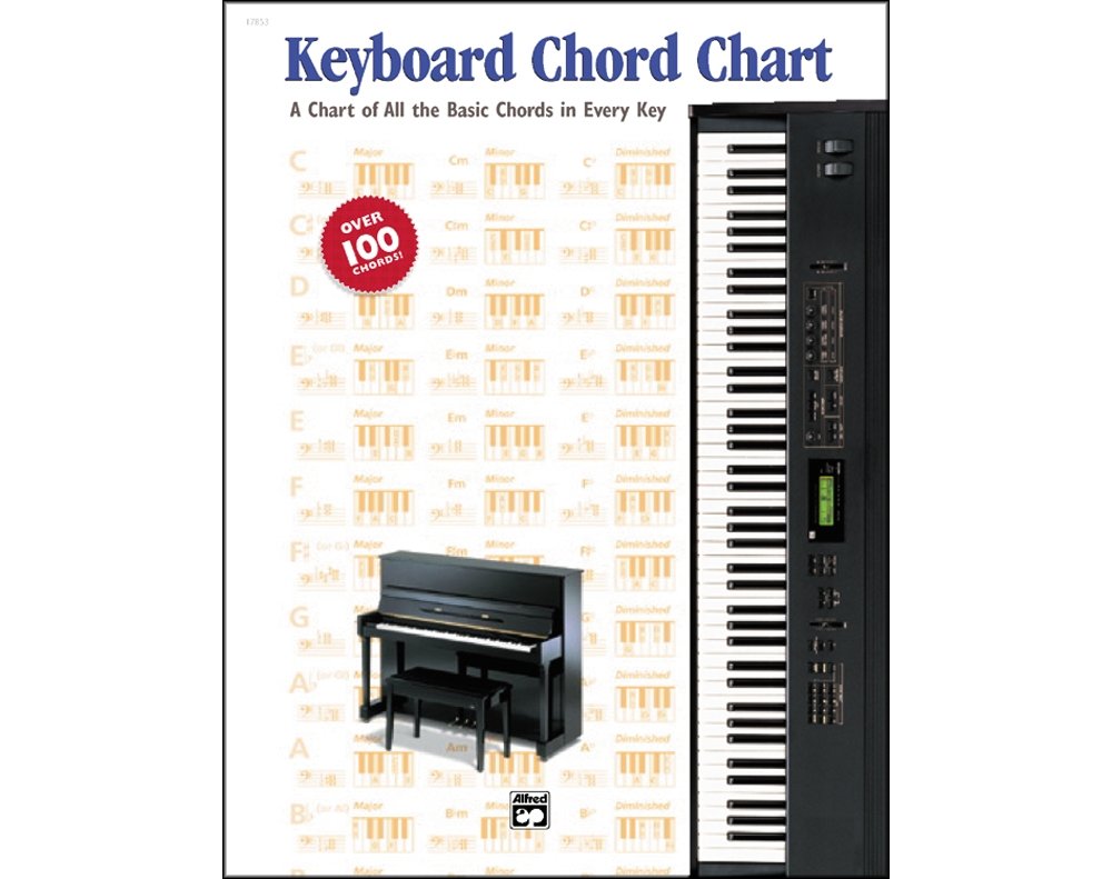 Book Cover Keyboard Chord Chart