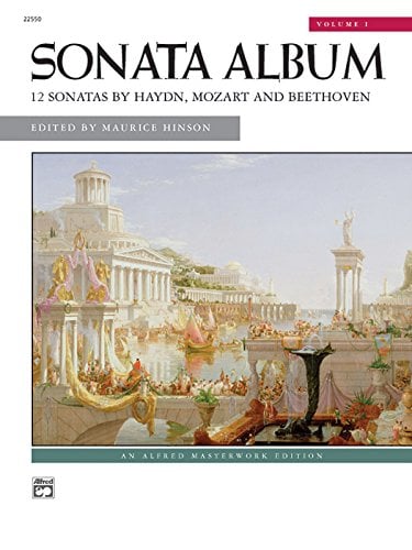 Book Cover Sonata Album, Vol 1: Comb Bound Book (Alfred Masterwork Edition)