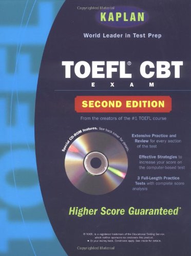 Book Cover Kaplan TOEFL CBT W/CD-Rom, 2nd Edition (Kaplan TOEFL IBT (w/CD))