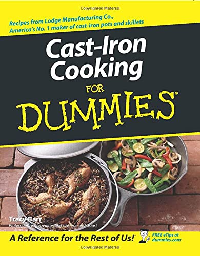Book Cover Cast Iron Cooking For Dummies