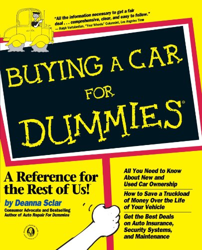 Book Cover Buying a Car For Dummies
