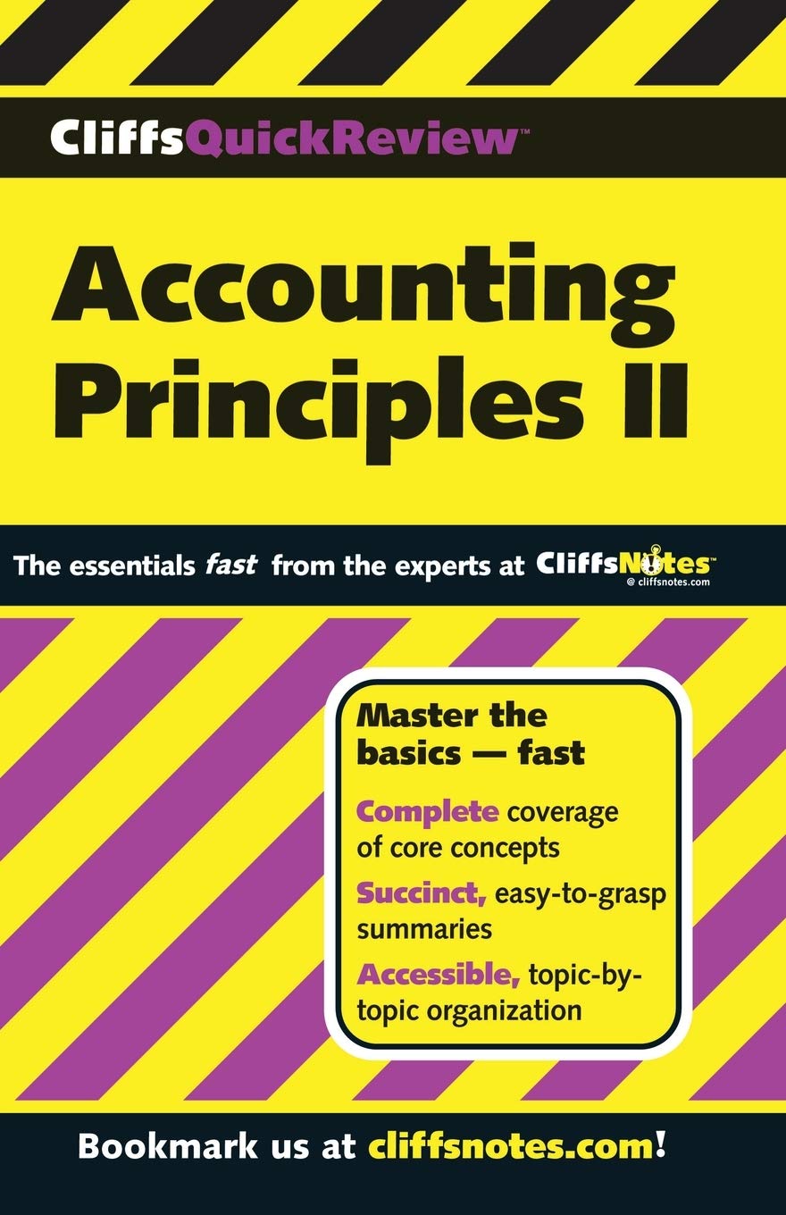 Book Cover CliffsQuickReview Accounting Principles II