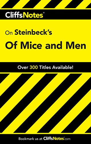 Book Cover CliffsNotes on Steinbeck's Of Mice and Men (Cliffsnotes Literature Guides)