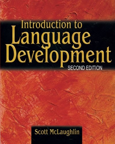 Book Cover Introduction to Language Development