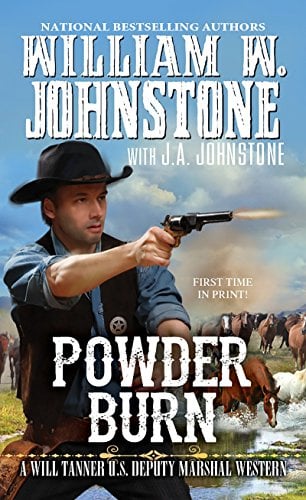 Book Cover Powder Burn (A Will Tanner Western)