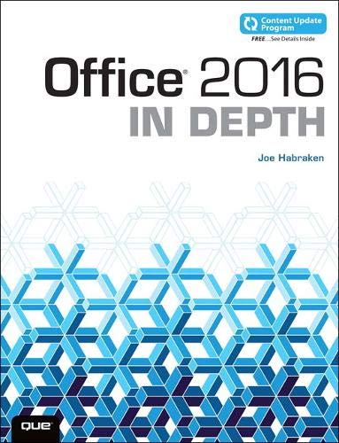 Book Cover Office 2016 In Depth (includes Content Update Program)