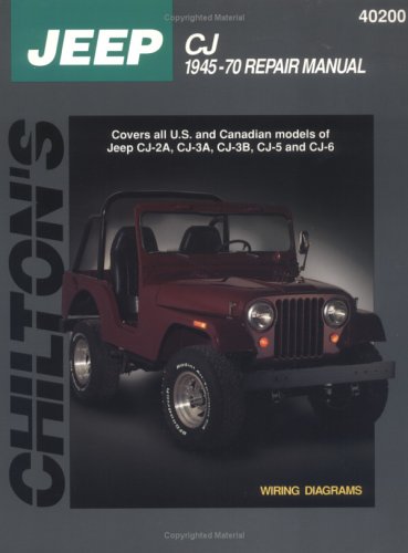 Book Cover Jeep CJ, 1945-70 (Chilton Total Car Care Series Manuals)